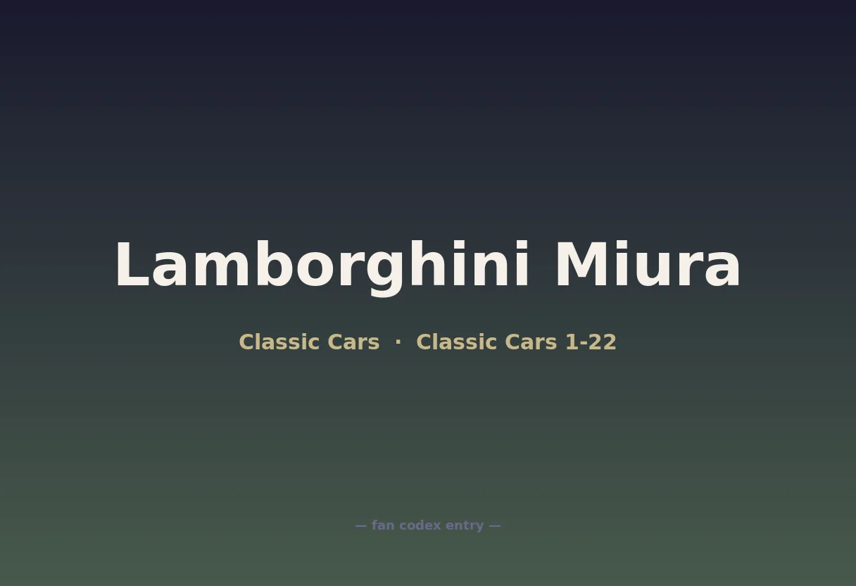 Lamborghini Miura